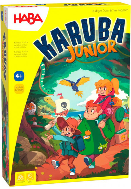 Spoločenská hra pre deti Karuba junior SK CZ verzia Haba
