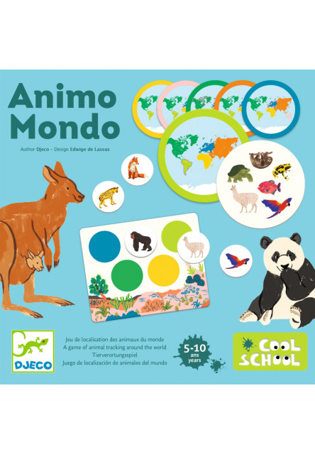 Zvieratá sveta (Animo Mondo): priraďovanie zvierat k svetadielom