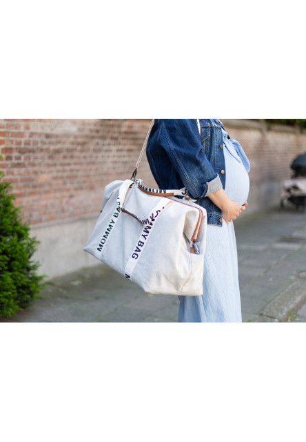 Prebaľovacia taška Mommy Bag Canvas Off White