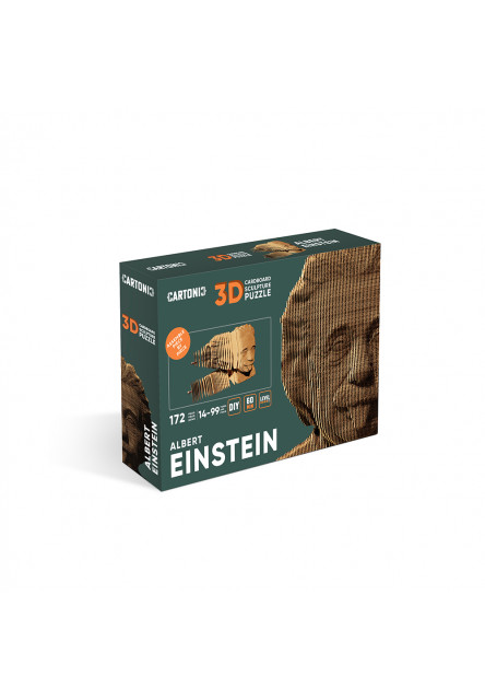 Cartonic Kartónové 3D puzzle Albert Einstein