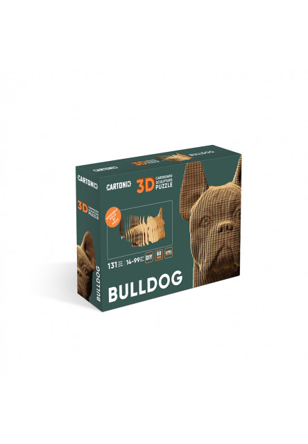 Cartonic Kartónové 3D puzzle Buldog