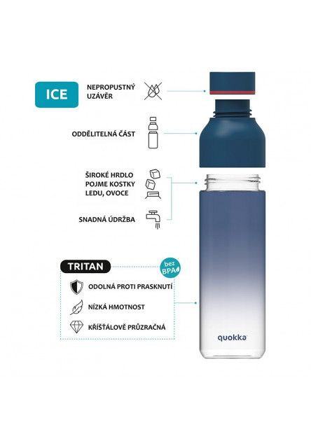 Plastová fľaša Ice Offset Botanical 840 ml