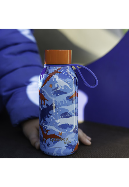 Nerezová termofľaša Solid Kids s pútkom Dinosaur 330 ml