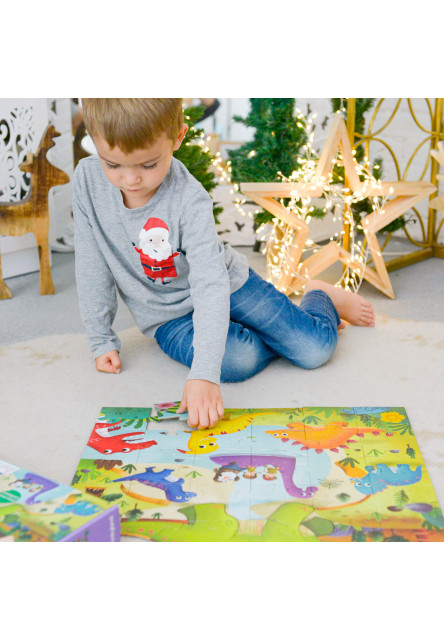 Tvarované puzzle Dinosaurus 40ks