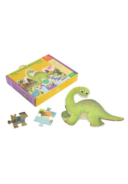 Tvarované puzzle Dinosaurus 40ks