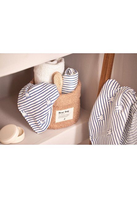 Plienky zavinovacie 2ks 115x115 cm Miffy Stripe Navy