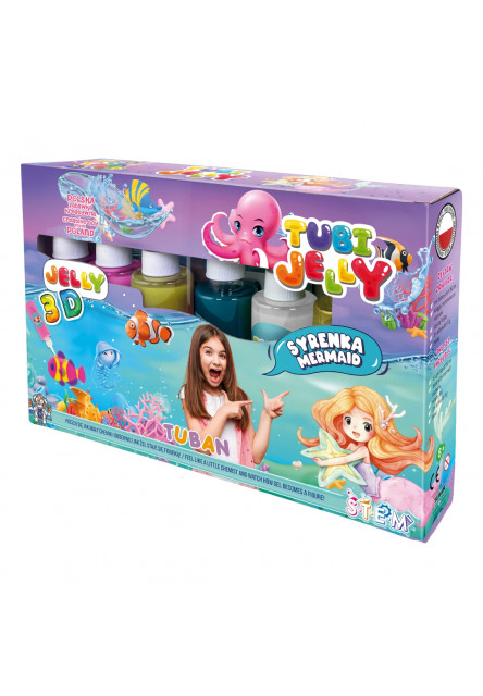 Tubi Jelly Kreatívny set XL Morská panna