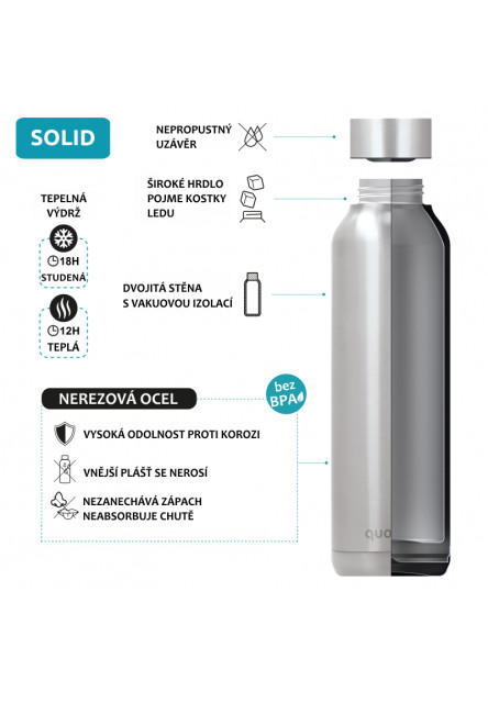 Nerezová termofľaša Solid Tropical 630 ml