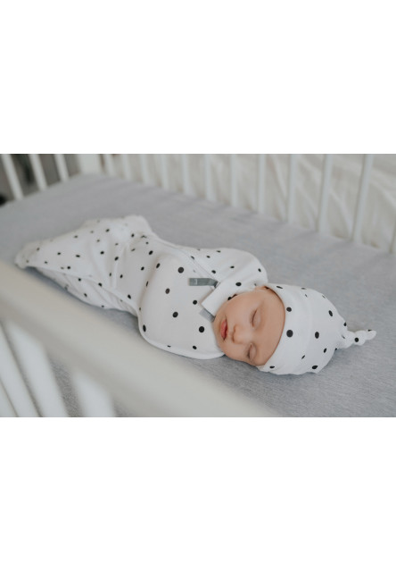 Zavinovačka Sleepee First Step Swaddle s čepičkou zdarma Vintage Animals Almond