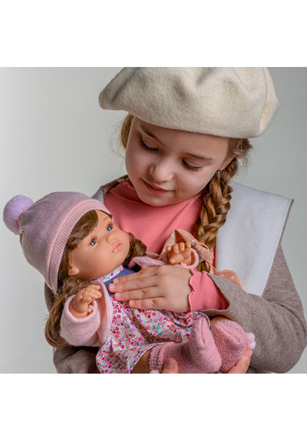 Interaktívna bábika Claudia brunetka 40cm nová