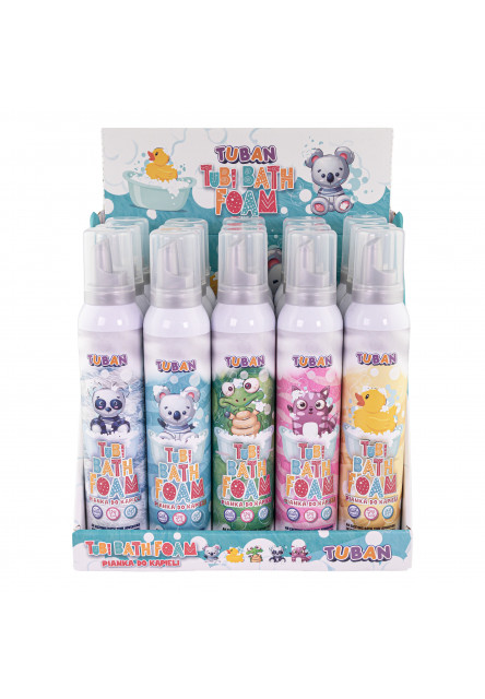 Display + 15 ks Tubi Senzorická pena 200 ml