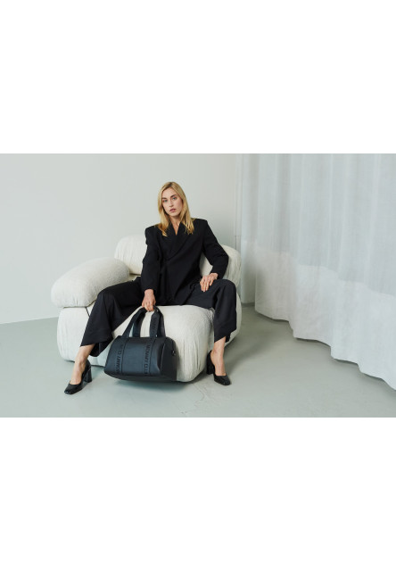 Prebaľovacia taška Mommy Club Signature Vegan Leather Black