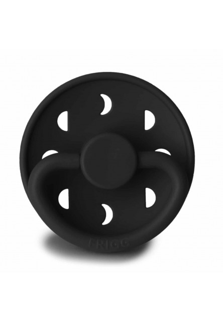 Cumlík frigg moon phase jet black, 0-6m, silikón