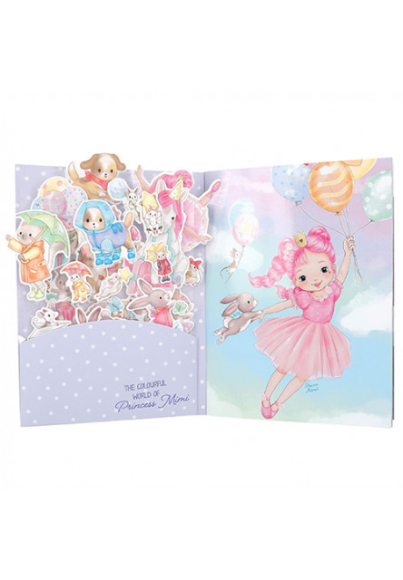 Sešit Puffy Stickers Princess Mimi, Se samolepkami