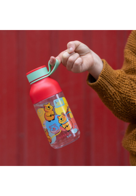 Plastová fľaša Ice Kids s pútkom Happy 430 ml