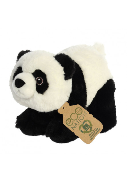 Plyšová panda - Eco Nation - 24 cm