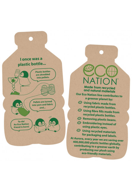 Plyšová lama hnedá - Eco Nation - 28 cm