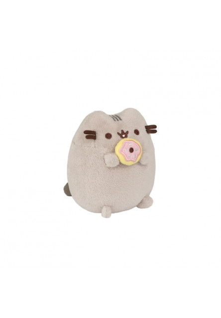 Plyšová mačička Pusheen s donutom - Pusheen - 10 cm