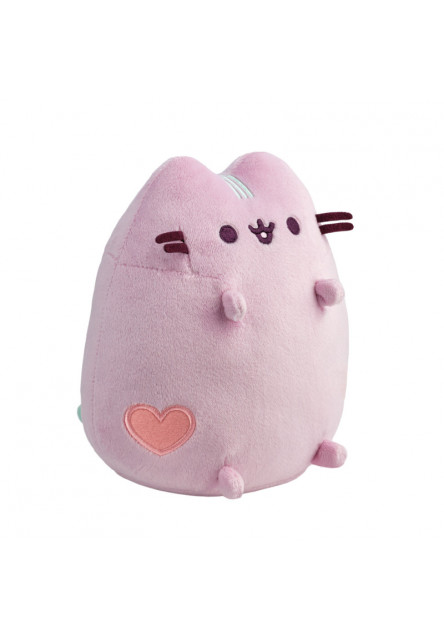 Plyšová Pusheen fialová so srdiečkom - Pusheen - 17,5 cm