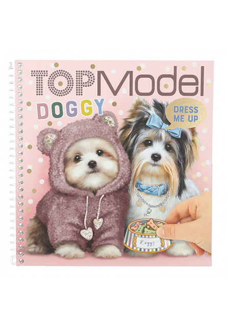 Dress Me Up Doggy - Top Model, Blok se samolepkami Top Model