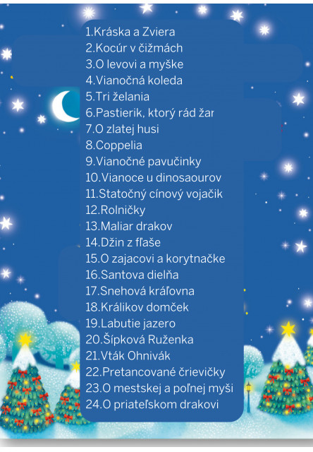 Adventný kalendár - 24 kníh