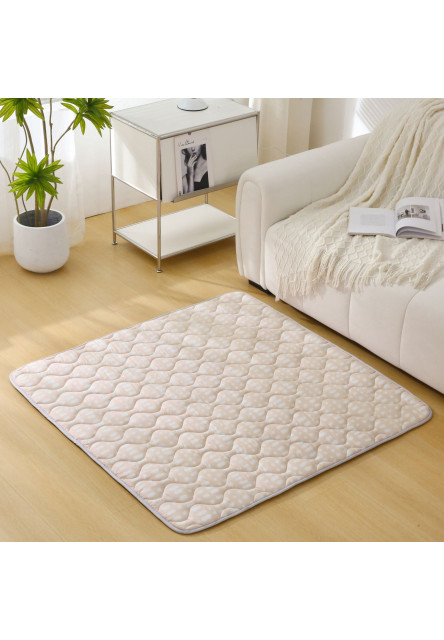 Hracia podložka prešívaná Hygge beige 1.27 x 1.27 m