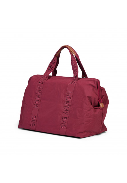 Prebaľovacia taška Mommy Bag Signature Urban Burgundy