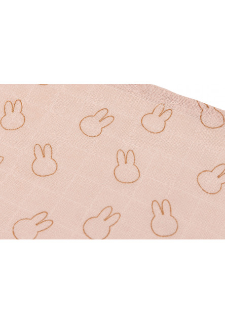 Plienky 3 ks 70x70 cm Miffy Silhouettes Wild Rose