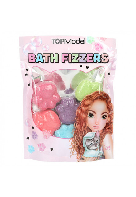 Top Model Bath Fizzers, Sada šumivých bomb do kúpeľa, 6ks Top Model