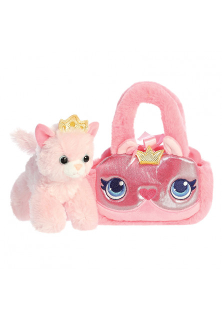 Plyšová kabelka s mačičkou - Princess Kitty - Fancy Pals - 20,5 cm