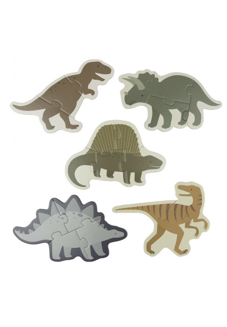 puzzle s dinosaurami