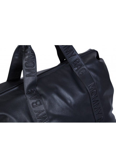 Prebaľovacia taška Mommy Bag Signature Vegan Leather Black