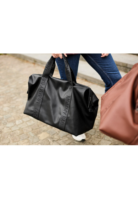 Prebaľovacia taška Mommy Bag Signature Vegan Leather Black