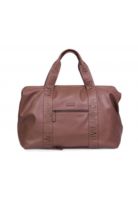 Prebaľovacia taška Mommy Bag Signature Vegan Leather Dark Brown