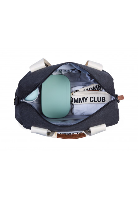 Prebaľovacia taška Mommy Club Signature Canvas Black