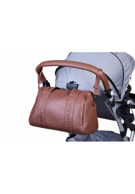 Prebaľovacia taška Mommy Club Signature Vegan Leather Dark Brown