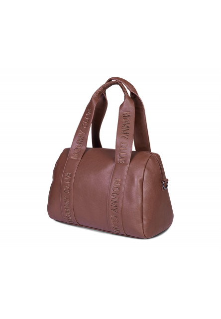 Prebaľovacia taška Mommy Club Signature Vegan Leather Dark Brown