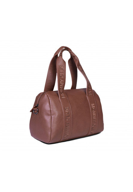 Prebaľovacia taška Mommy Club Signature Vegan Leather Dark Brown