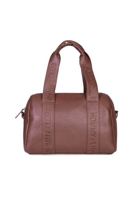 Prebaľovacia taška Mommy Club Signature Vegan Leather Dark Brown