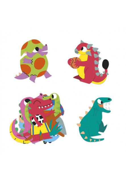 Stickers Samolepky Dinosaurus 100 ks od 3 rokov