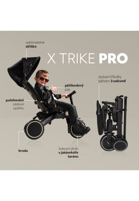 Trojkolka X Trike Pro, Kodi Bronze