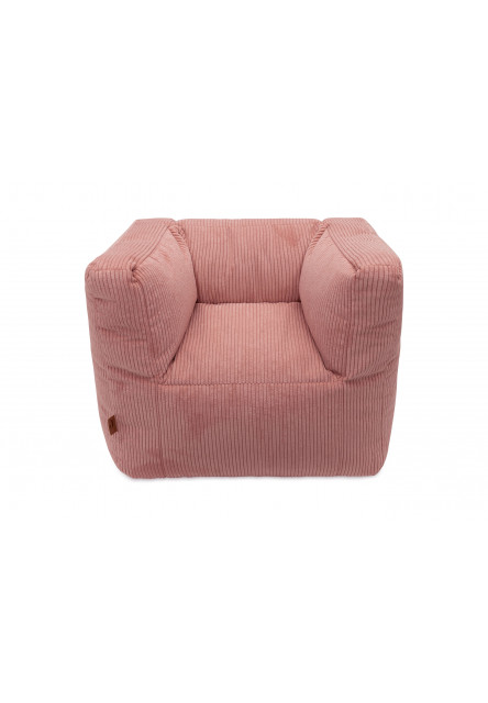 Kreslo detské Beanbag Corduroy Wild Rose