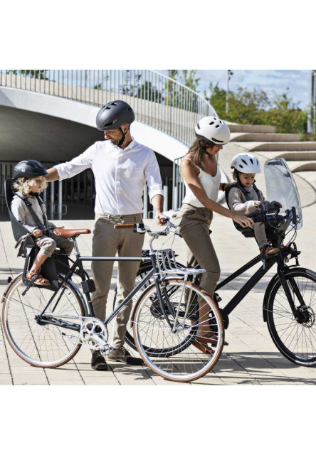 Predná sedačka na bicykel Ta-ke s MTB/ATB adaptérom Bincho Čierna/Kurumi Hnedá Bincho Čierna/Kurumi Hnedá