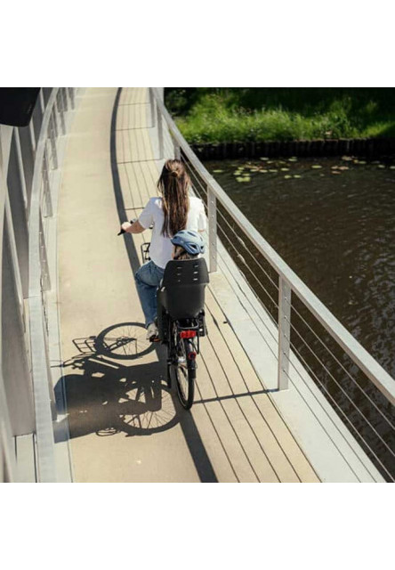 Zadná sedačka na bicykel U-me Easyfix Bincho Čierna/Bincho Čierna Bincho Čierna/Bincho Čierna