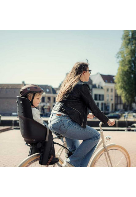 Zadná sedačka na bicykel U-me Easyfix Bincho Čierna/Kuriiro Hnedá Bincho Čierna/Kuriiro Hnedá