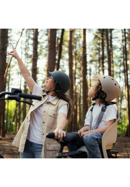 Zadná sedačka na bicykel U-me Easyfix Nagisa Béžová/Bincho Čierna Nagisa Béžová/Bincho Čierna