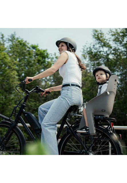 Zadná sedačka na bicykel U-me Easyfix Suzume Šedá/Bincho Čierna Suzume Šedá/Bincho Čierna