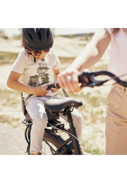 Detské sedadlo na bicykel junior s adaptérom zadné Bincho Čierna/Bincho Čierna Bincho Čierna/Bincho Čierna