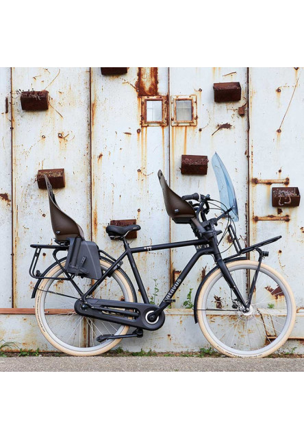 Detská sedačka na bicykel s adaptérom na nosič zadná Koge Hnedá/Kurumi Hnedá Koge Hnedá/Kurumi Hnedá