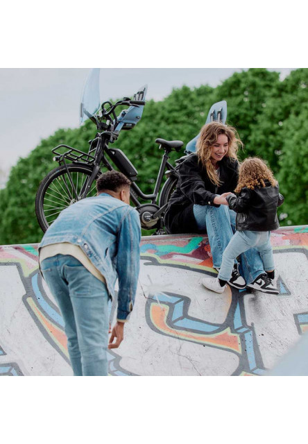 Detská sedačka na bicykel s adaptérom na nosič zadná Fuji Modrá/Bincho Čierna Fuji Modrá/Bincho Čierna